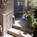 17. side deck, recycling under bench